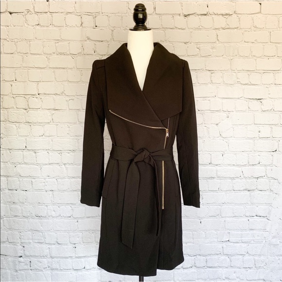 H&M Trench Coat - Black/Gold
